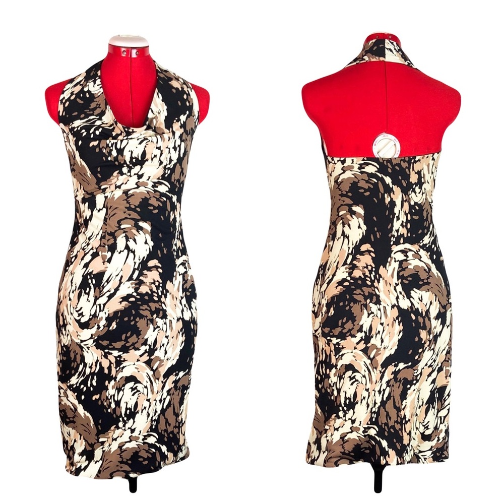 Vintage Y2K Cowl Neck Halter Fitted Cynthia Rowley